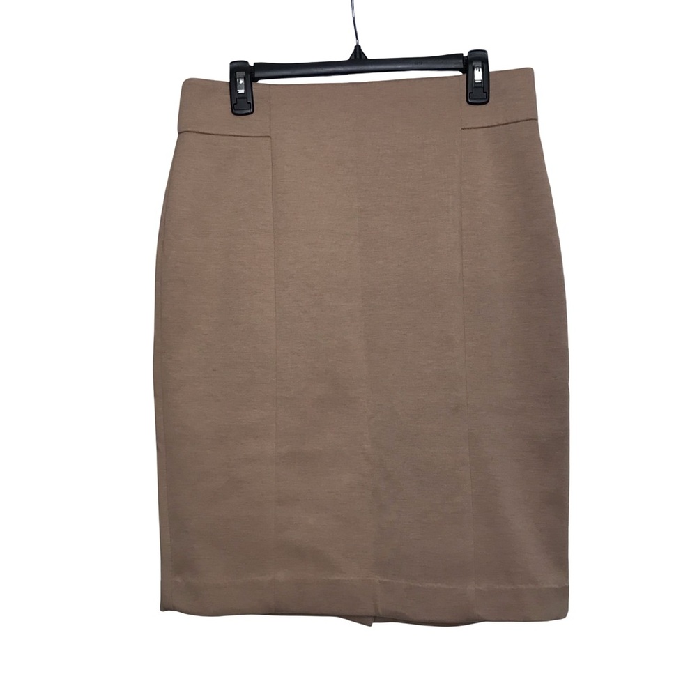 Ann Taylor Pencil Skirt Women’s Size 12 Petite Color Light Brown Zipper Up